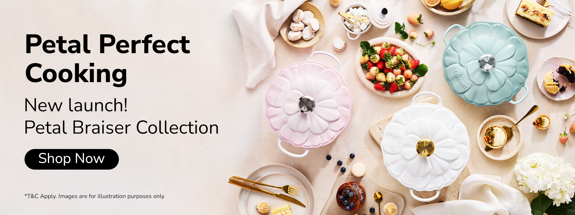 Le Creuset Petal Collection